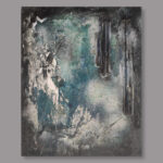 Peinture abstraite moderne Atoll 180 - Cathy Le Carre