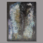 Peinture abstraite moderne Flux Reflux 180 - Cathy Le Carre