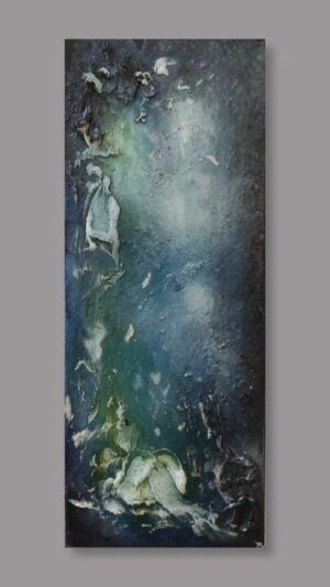 Peinture abstraite Oceano Nox par Cathy Le Carre
