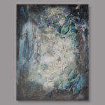 Peinture abstraite moderne Ressac 180 - Cathy Le Carre