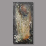 Peinture abstraite moderne Terre et Mer - Cathy Le Carre