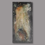 Peinture abstraite moderne Terre Mer 180 - Cathy Le Carre