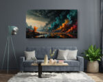 Désolation - Œuvre d'art IA - Décor Mural