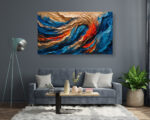 Dragon des Mers - Œuvre d'art IA - Décor Mural