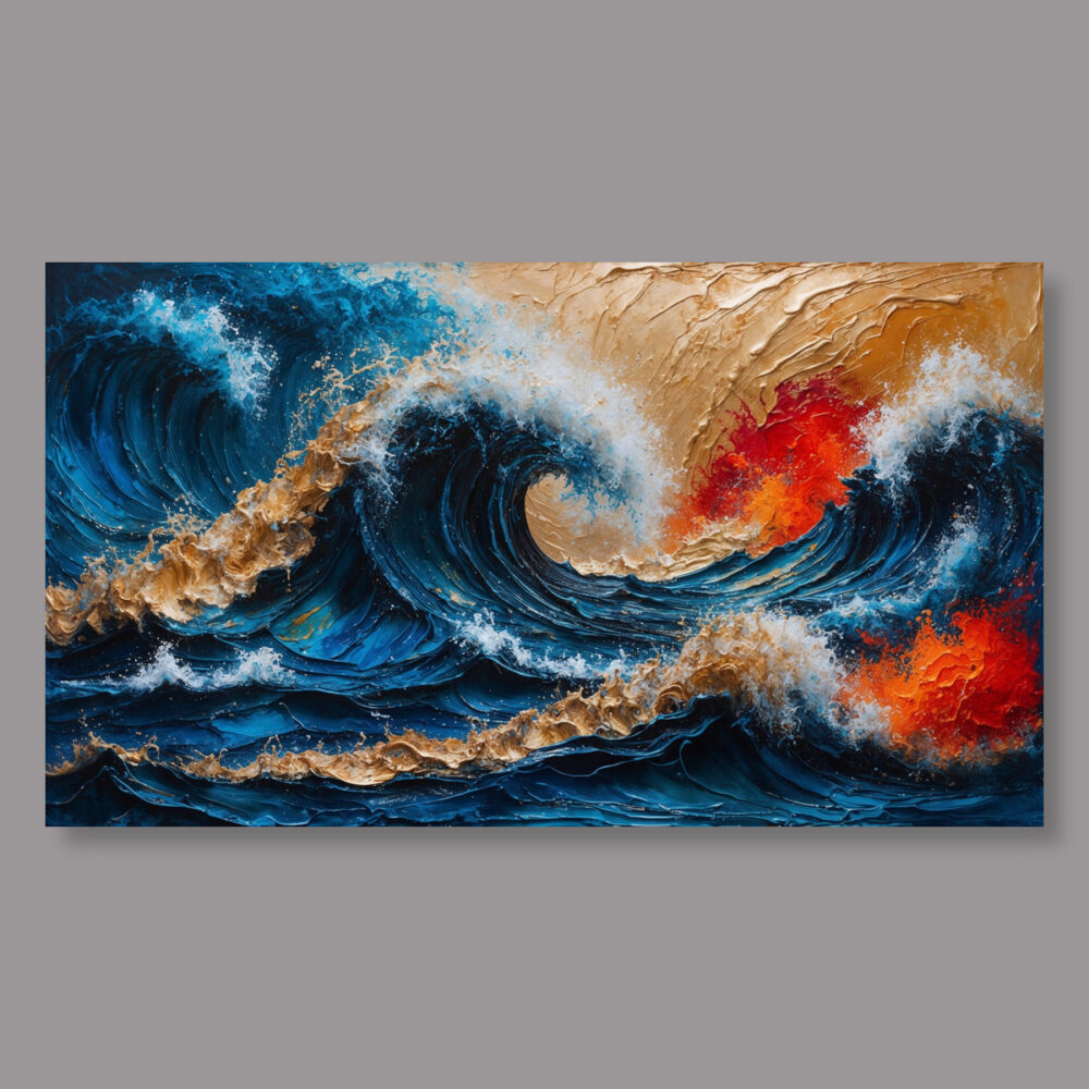 Vague à l'âme - Œuvre d'Art IA